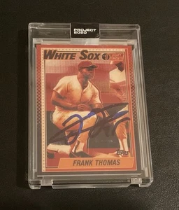 Frank Thomas TOPPS PROJECT 2020 AUTOGRAPHE SIGNÉ Chicago White Sox Matt Taylor - Photo 1 sur 2