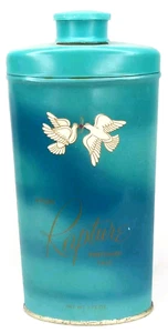 MCM Old Stock Cosmetic Powder Avon Rapture Perfumed Talc Original Tin 1960s - Picture 1 of 8