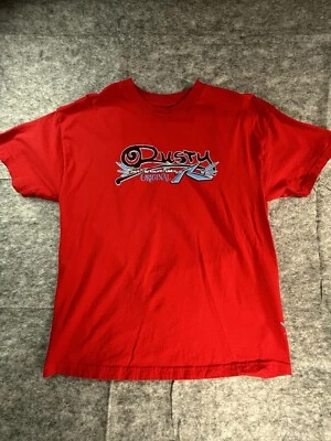 Rusty Mens XL Shirt Red Graphic Print - Image 1 of 4