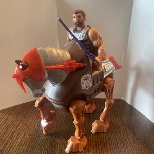 Vintage MOTU Fisto & Stridor War Horse Action Figures NICE Complete LOT CH - Picture 1 of 12