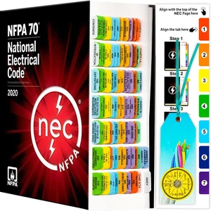 National Electrical Code 2020 NEC Index Tabs (112 Pieces) - PVC Material - Color - Picture 1 of 12
