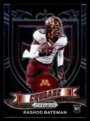 2021 Panini Prizm Draft Picks #166 Rashod Bateman C - Image 1 of 2