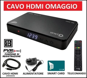 Decoder Satellitare Tv Sat Full HD Con Tessera Scheda Tivusat Ricevitore Tvsat - Foto 1 di 7