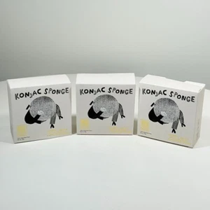 3 x Gesichtsschwamm Konjak Nachbarschaft Botanicals Peeling Premium Schwamm - Bild 1 von 9
