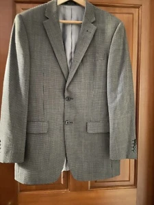 Tiglio Luxe Blazer Gray Lanificio Di Biella Jacket 38 R - Picture 1 of 8