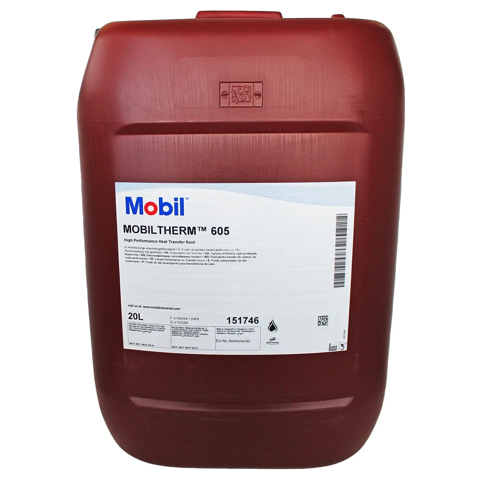 MOBILTHERM 605 DA 20 LITRI OLIO DIATERMICO PER IMPIANTI A VASO CHIUSO E APERTO