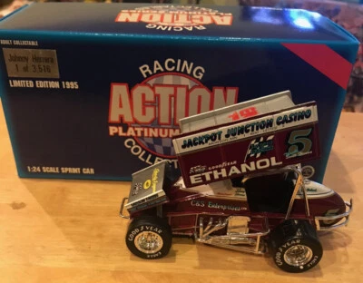  Action Platinum 1995 Johnny Herrera #5 Ethanol Jackpot Junction 1:24 Diecast  - Image 1 of 2