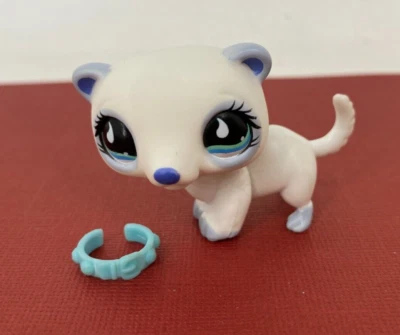 ❤ Littlest Pet Shop ❤ LPS #798 - Authentic White Ferret - image 1 of 4