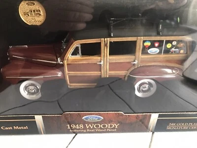 Yat Ming Road Signature 1:18 1948 Ford Woody Signature Series Black NIB - Image 1 of 4