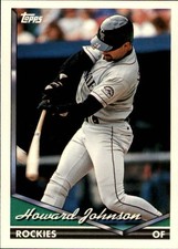 1994 Topps Traded Baseball Card #82T Howard Johnson