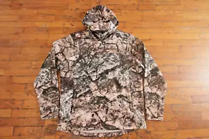 Felpa con cappuccio L MOSSY OAK ELEMENTS ELEVATION maglione mimetico caccia outdoor con maschera - Foto 1 di 10