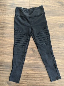 EUC Size 7 8 Treasure & Bond S Black Leggings Worn Once Punk Rock Goth Girl - Picture 1 of 3