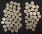 Lot of 70-Jefferson War Nickels (1942-45)-Avg Circulated Mixed Dates-35% Silver!