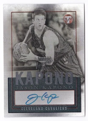 2003-04 Topps Pristine Jason Kapono RC #PEA-JK Personal Endorsements Rookie Auto Foto 1 de 2