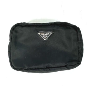 PRADA NM340X Triangle logo Pouch Nylon Black - Foto 1 di 9