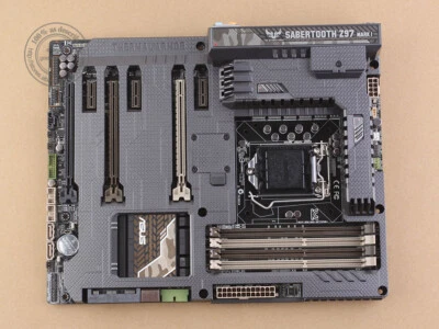 Scheda madre originale ASUS SABERTOOTH Z97 MARK1 LGA1150 DDR3 Intel Z97 USB3.1 ATX - Immagine 1 di 4