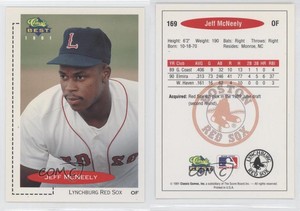 1991 Classic Best Minor League Jeff McNeely #169 Rookie RC