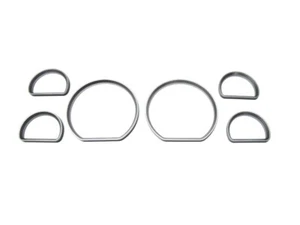Satin Chromed Gauge Dashboard Rings Bazel for FORD MASTANG LX/V6/GT (6 PCS/SET) - Bild 1 von 9