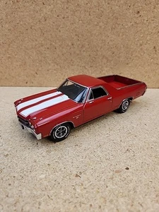 Franklin Mint 1970 El Camino SS396 1:24 Cranberry Red Diecast Car Only READ - Bild 1 von 12