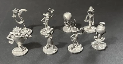 Monopoly Looney Tunes 1999 edición coleccionista repuesto 8 piezas de fichas de peltre Foto 1 de 3