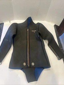 Vintage White Stag Deep Beavertail Wetsuit Divers Scuba Wet Suit Heavy Duty Old! - Picture 1 of 7