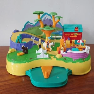 Vintage Polly Pocket 1998 Pony Adventure Action Park - Magnetic Figures Horse - Picture 1 of 7