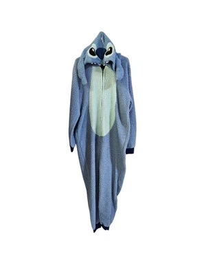 Disney Stitch Una Pieza Peluche Halloween Disfraz Capucha Adulto Talla XLarge Azul Lilo Foto 1 de 3