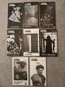 Welsh National Opera Programmes x 8 Otello,La Traviata,La Boheme etc. - Picture 1 of 1