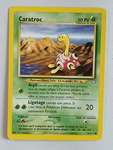 Carte pokémon FRANCAIS Caratroc (NG 72) Neo Genesis [PLAYED] 19.07.2025A - Picture 1 of 2