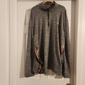 Mossy Oak Herren 1/4 Reißverschluss Pullover 4X - Bild 1 von 5