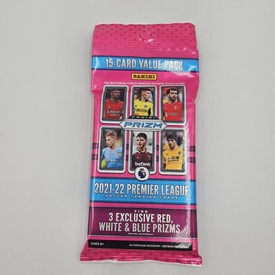 2021-22 Panini Prizm Premier League EPL Soccer Jumbo Value Pack Factory Sealed - Image 1 of 2