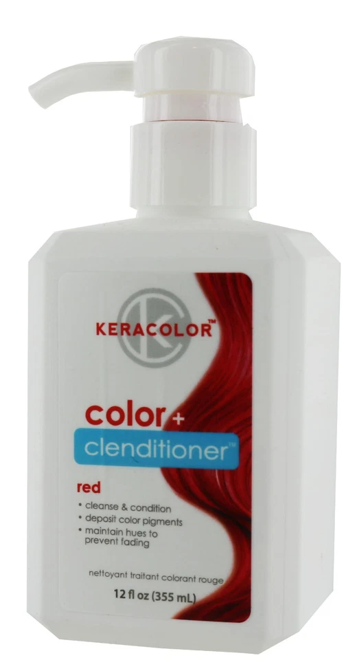 Bottle of Kera color color+ RED  Color + Clenditioner 12 fl oz - Image 1 of 1