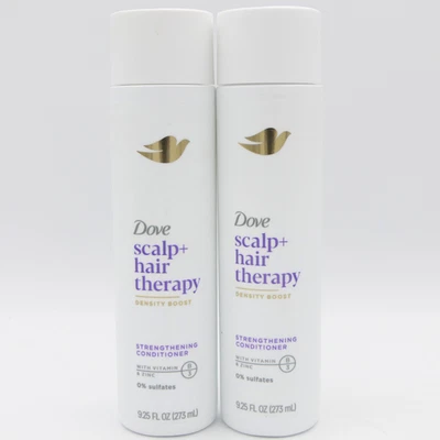 Dove Scalp + Hair Therapy Density Boost Strengthening Conditioner 2 Pack 9.25 oz - Image 1 of 2