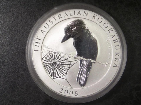 2008 Silver Kookaburra One Ounce Pure Cover