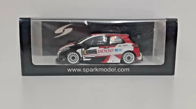 MODELLINO AUTO 1:43 SPARK MODEL TOYOTA YARIS WRC KATSUTA RALLY MONTE CARLO 2021 - Immagine 1 di 4