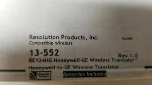 Alula Resolution 13-552 Honeywell to GE Wireless Alarm Translator RE124HG NEU - Bild 1 von 5