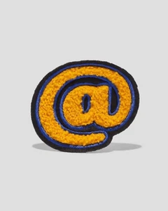 Marc Jacobs @ Yellow Chenille Varsity Letter Patch - Large - Picture 1 of 1