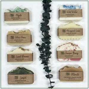 6 Natural Soap Bars: Organic Ingredients | Unique Recipe for Dry OR Oily Skin - Picture 1 of 6