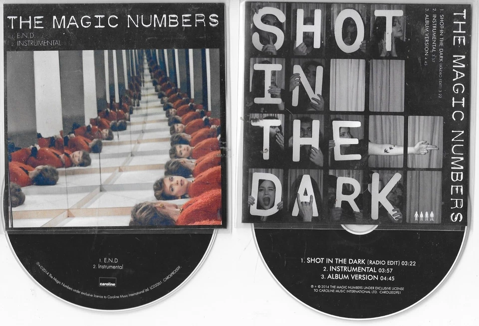 2 x THE MAGIC NUMBERS - SHOT IN THE DARK - 2014 PROMO + END - CD s - Bild 1 von 1