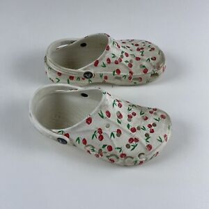 Crocs Toddler & Kids Baya Clog Size J3 Unisex Kids Clog Sandal - Cherry 