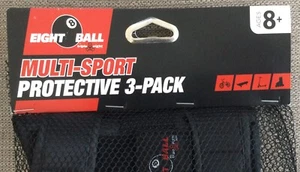 Eight Ball Multi-Sport Protective Guards 3-Pack; Knee, Elbow & Wrist YOUTH 8+ - Picture 1 of 7
