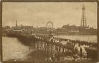 Blackpool From North Pier, Bordered Sepia, Tuck 2519