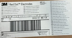 Electrodos Punto Rojo 3M REF: 2560-Caja de 1000 unidades - Imagen 1 de 2
