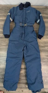 Vintage Polaris Schneemobil Einteiler Pullover Flügelärmel und Kragen Gürtel Taille 23" - Bild 1 von 24