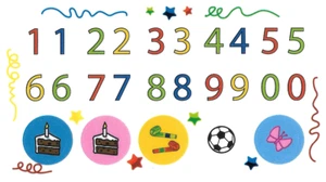 LEGO STICKER FEUILLE SEULE MINIFIGURE ANNIVERSAIRE SET 850791 du set Neuf - Photo 1/1