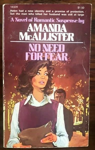 No Need for Fear by Amanda McAllister Paperback - Picture 1 of 8