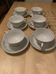 EMPRESS CHINA JAPAN MAJESTIC 203 (8) Cups And Saucers - Picture 1 of 6