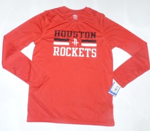 NEW NBA Houston Rockets L/S Long Sleeve T Shirt Youth Boys XL 18 NEW NWT - Picture 1 of 1