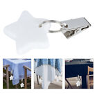  4 Pcs Tablecloth Pendant Natural Marble Star Shape Clips Outdoor Cloths