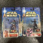 Lot of 2 Hasbro Star Wars Attack Of The Clones Action Figures - NIB - 2001/2002
